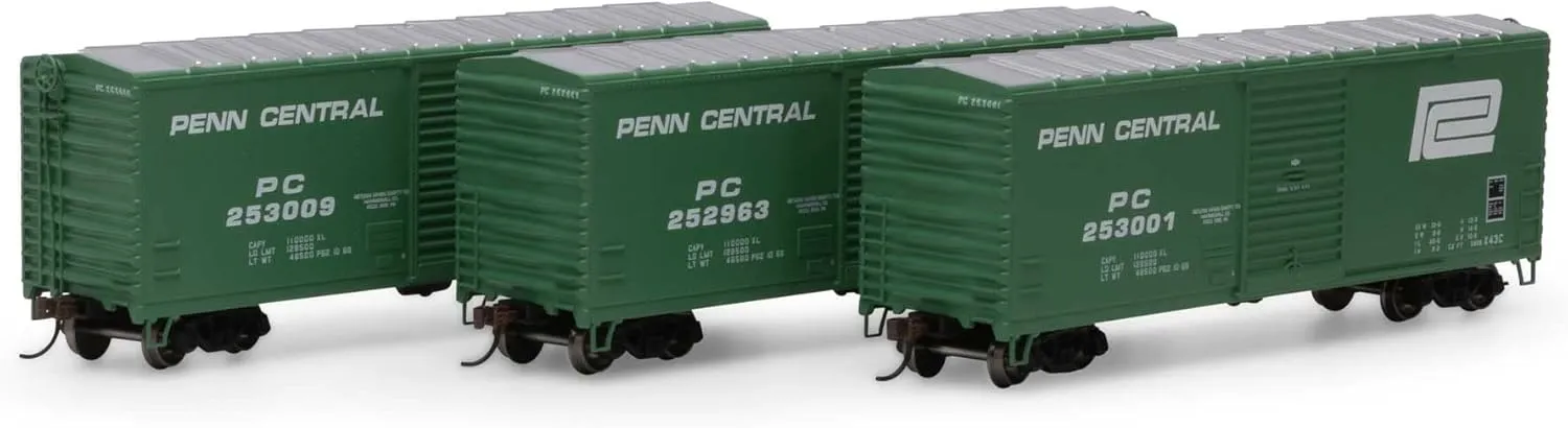 Athearn HO RTR 40' Modern Box PC 3 ATH67753 HO Rolling Stock