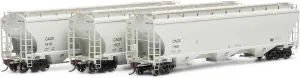 Athearn HO Trinity 3-Bay Hoppers CAGX # 1 3 ATHG97145 HO Rolling Stock