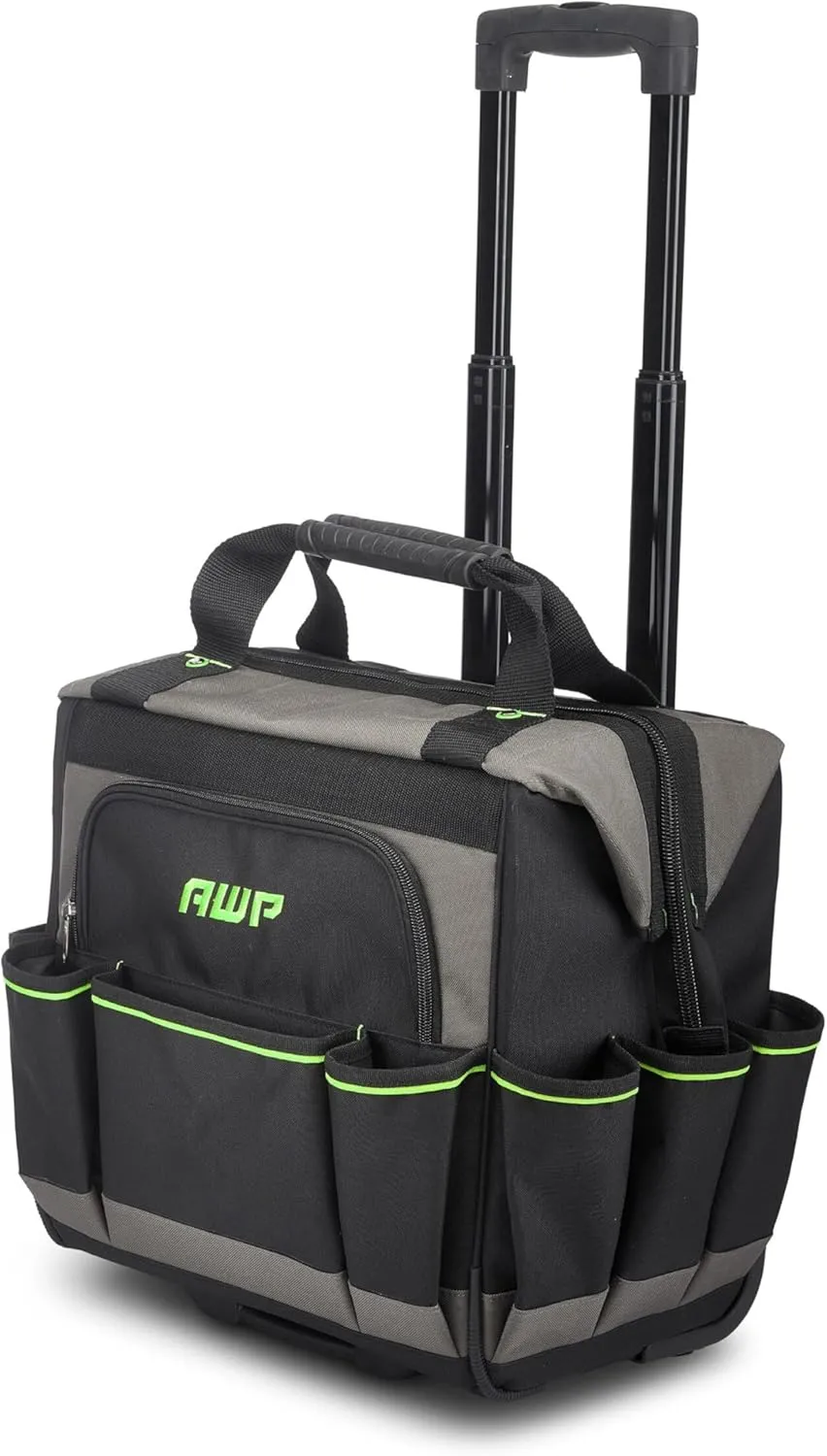 AWP Tool Bags, Premium Tool Bag, Black, Durable Tool Tote, for Professionals and Contractors