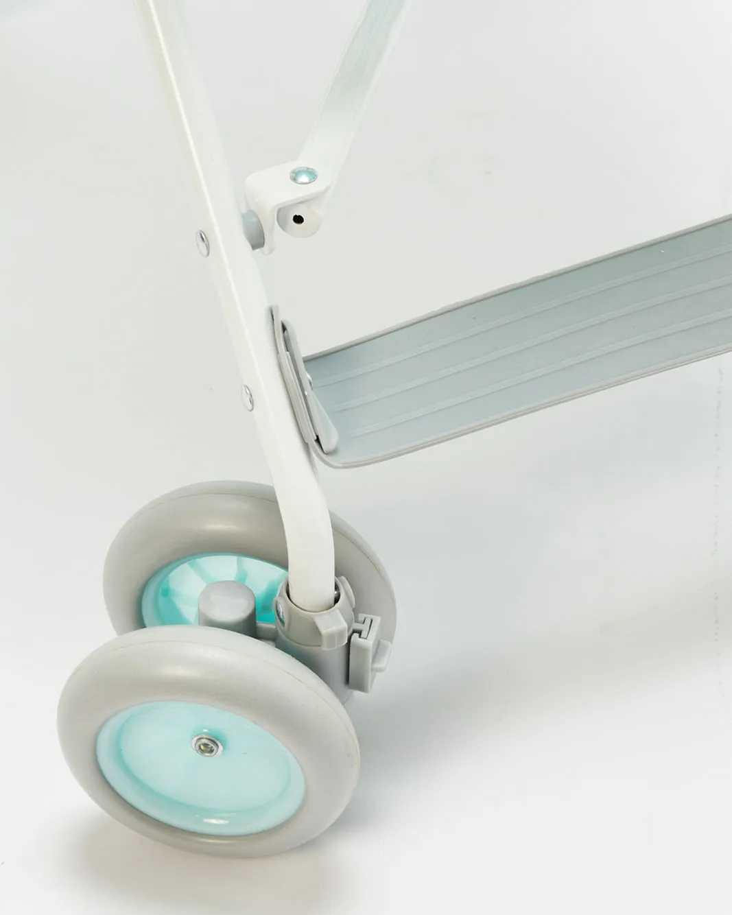 Baby Blue Ladybird Buggy With Round Canopy