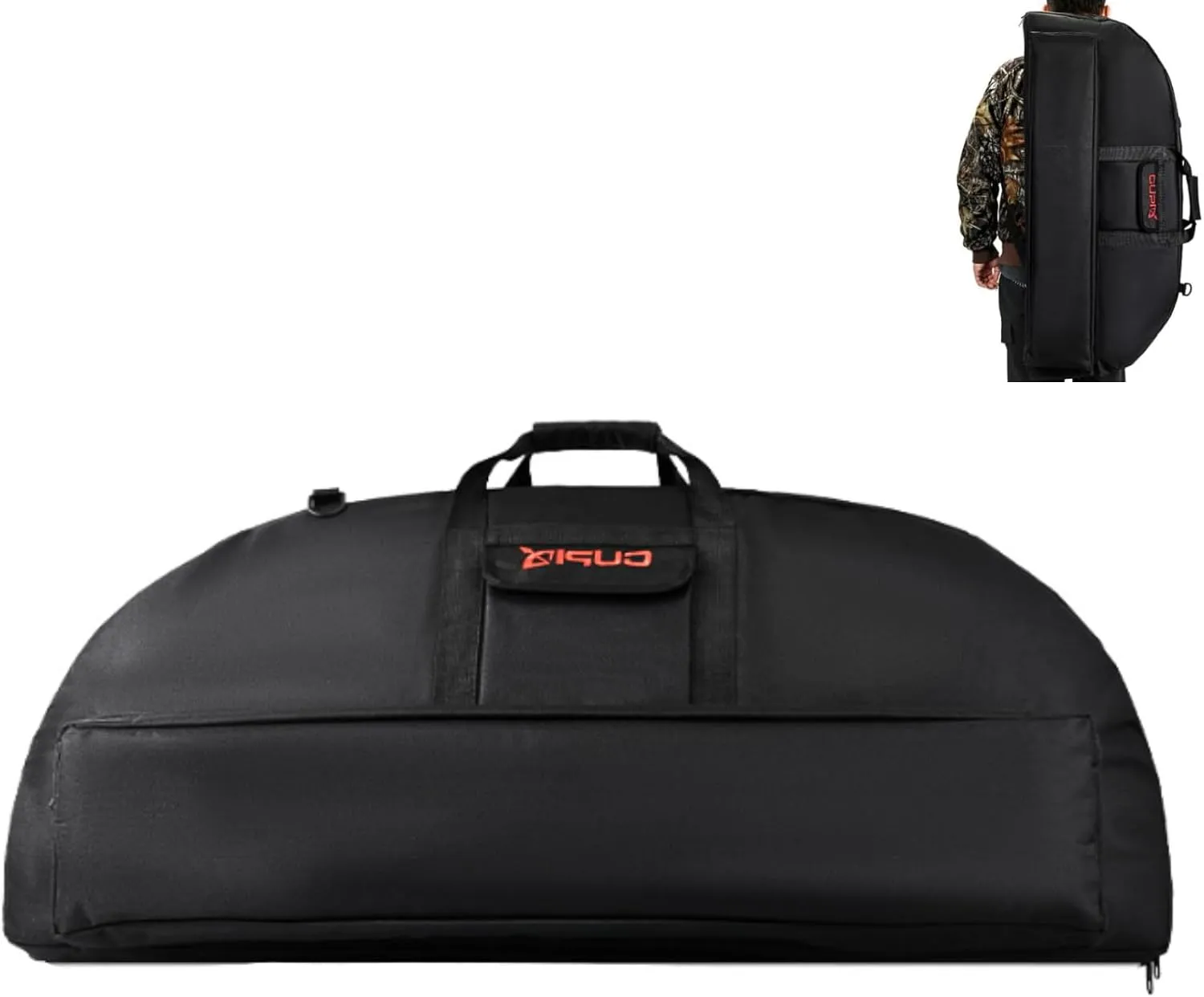 bangminda Compound Bow Case, 45" Soft Bow Bag with Arrow Pocket and Backpack Straps, Durable Bow Cases Archery Compound for Archery Accessories, Equipment
