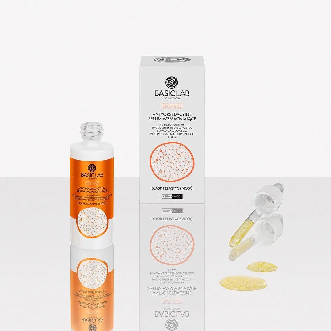 BasicLab BB 31/05/2025 Antioxidant Strengthening Serum 1% ergothioneine, 10% diglucoside gallic acid complex, 3% senolytic complex, EGCG 30ml