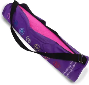 Bean Products Yoga Mat Bags from A Multitude of Cotton Colors - 2 Sizes - Choose Large for Standard Mats or Extra Large for Oversize or more room for accessories