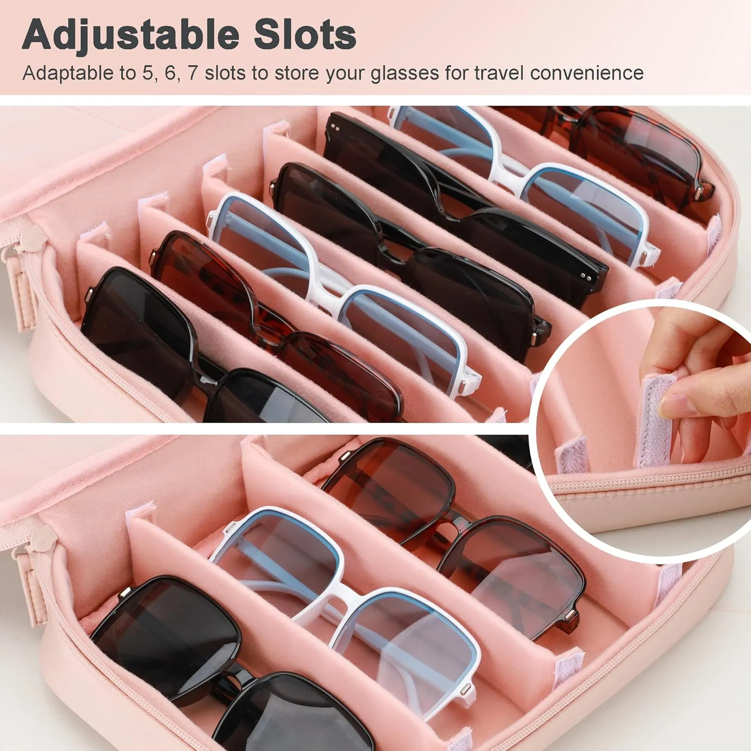 Bellzacasa Travel Sunglasses Organizer Case