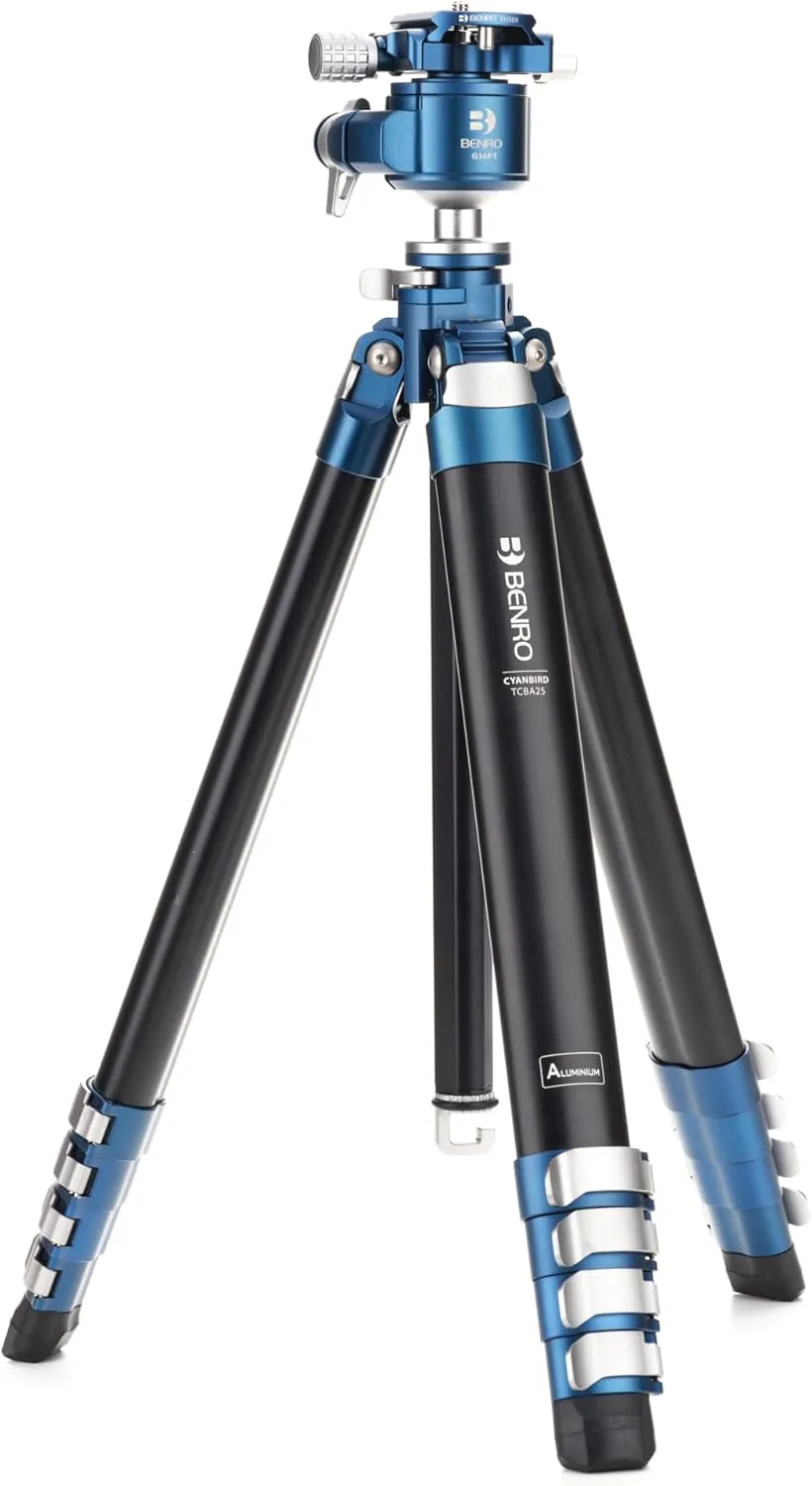 Benro CyanBird AL 2 Series, 5 Section Tripod w/G36PT Low Profile Inverted Ball Head