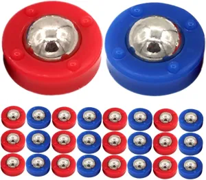 BESPORTBLE 32pcs Shuffleboard Pucks Mini Set Roller Game Accessories for Tabletop Shuffleboard for Home Use