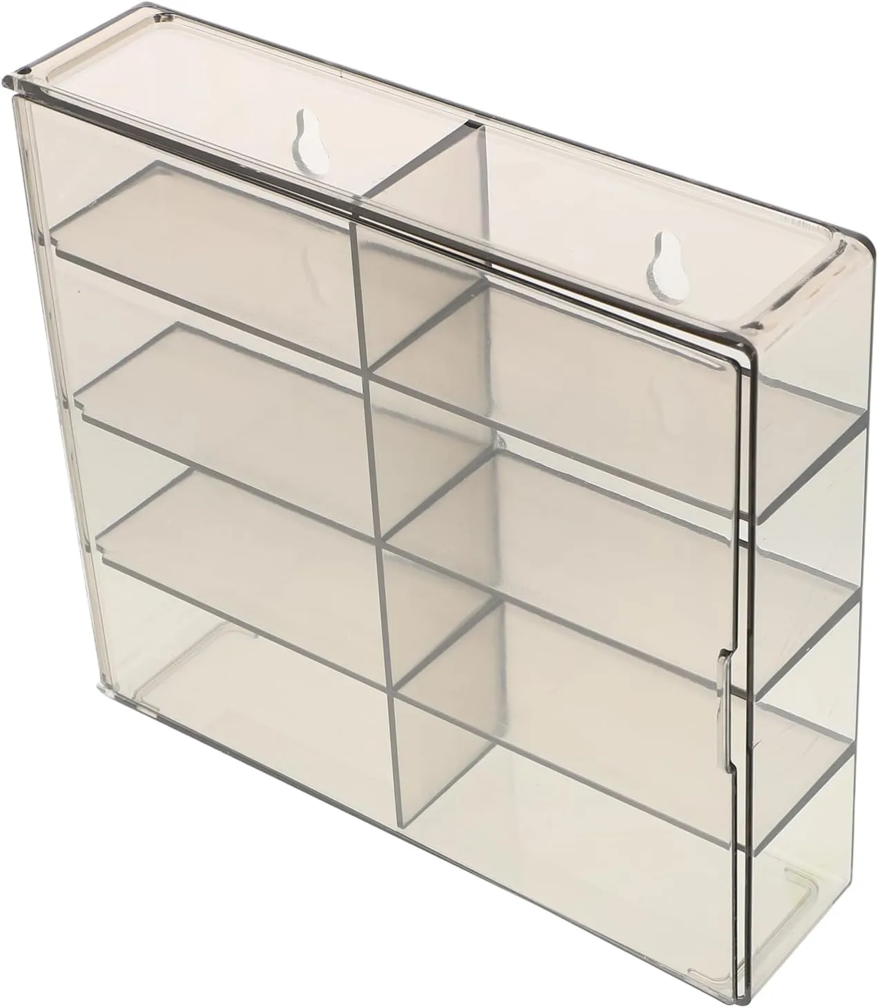 BESTonZON Slot Clear Plastic Car Model Display Box Stackable Organizer for Model Cars and Stylish Showcase for Collectibles for Home Office Display
