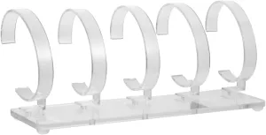 BESTYASH 3pcs Removable Transparent Acrylic Watch Display Stand Multi-booth Watch Types and Rack for Jewelry Showcases and Stalls