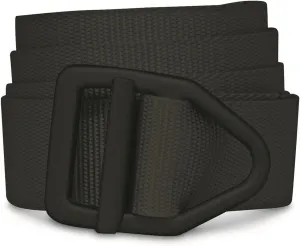 Bison Designs 38mm Wide Light Duty Belt with Black Buckle (Black, 46-Inch Maximum Waist/X-Large)