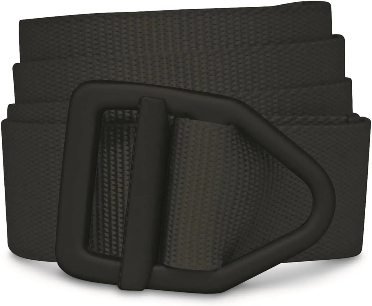 Bison Designs 38mm Wide Light Duty Belt with Black Buckle (Black, 46-Inch Maximum Waist/X-Large)