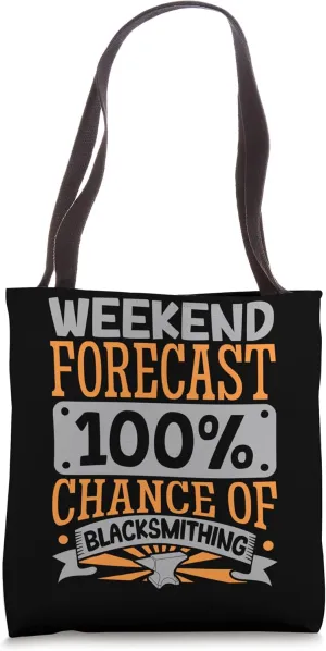 Blacksmith Metal Worker Bladesmith Metalworking Tote Bag