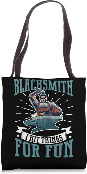 Blacksmith Metal Worker Bladesmith Metalworking Tote Bag