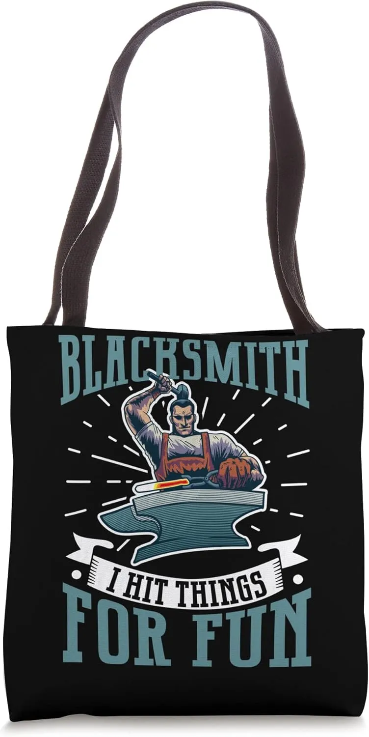 Blacksmith Metal Worker Bladesmith Metalworking Tote Bag