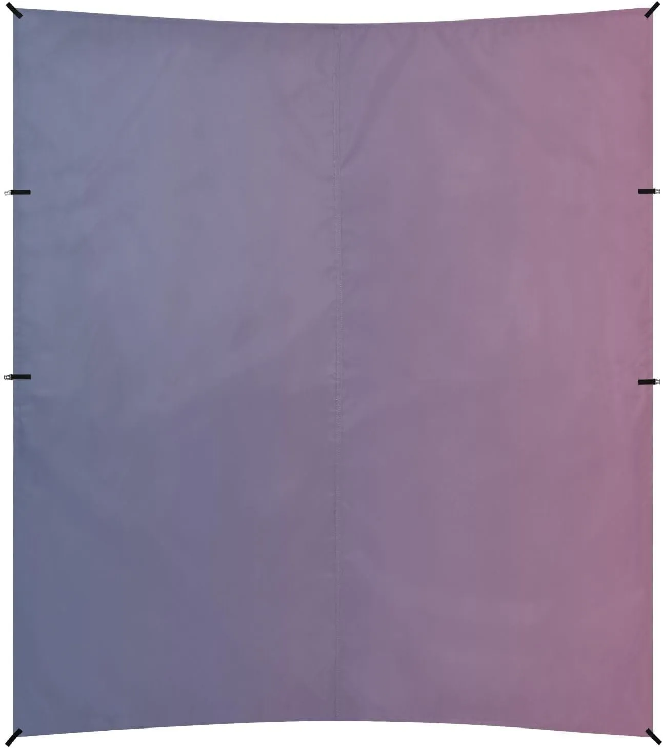 Blue Pink Gradient Beach Tent UPF50  Waterproof Large Portable Sun Shelter Includes Sand Shovel, Sandbags, Stability Poles for Backyard, Grassland, Park