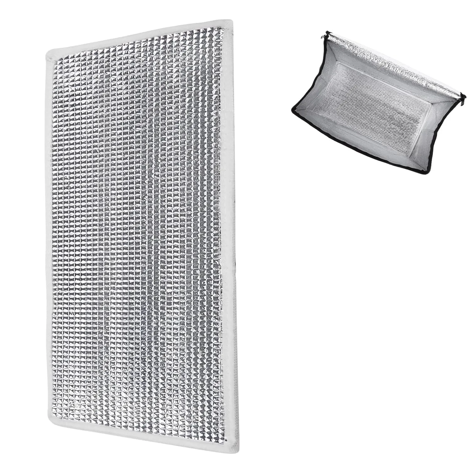 Bodaon 3PK Portable Insulation Hard Bottom for 16" W x 9"D Food Delivery Bag，Uber Eats/Doordash Insulated Grocery XL-bags Accessories，Reusable Shopping/Catering Carrier Keep Cooler Warm，Foldable Board