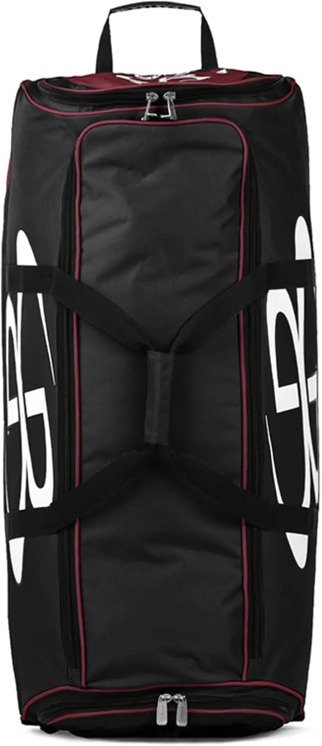 Boombah Brute Rolling Bat Bag - 35" x 15" x 12-1/2" - Multiple Color Options - Holds 4 Bats and Room for Gear - Wheeled Bag