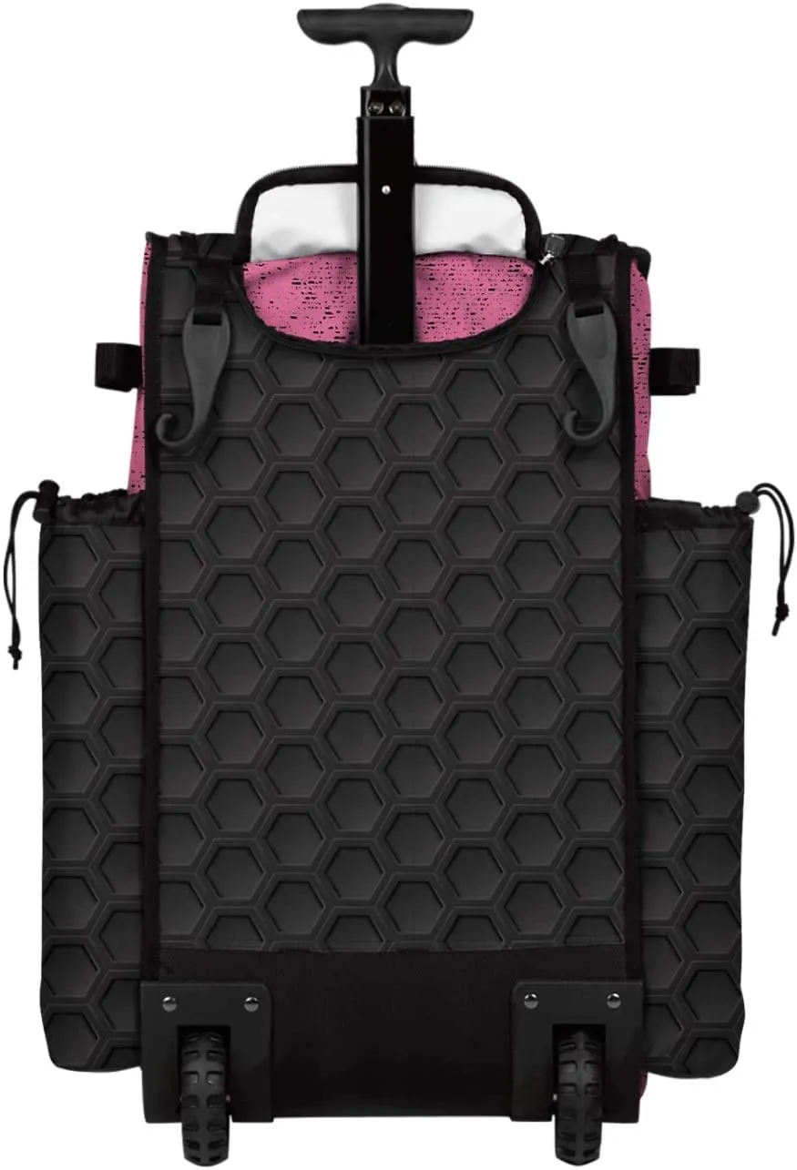 Boombah Rolling Superpack 2.0 3DHC Baseball/Softball Gear Bag - 23-1/2" x 13-1/2" x 9-1/2" - Multiple Colors - Telescopic Handle and Holds 4 Bats - Wheeled Version