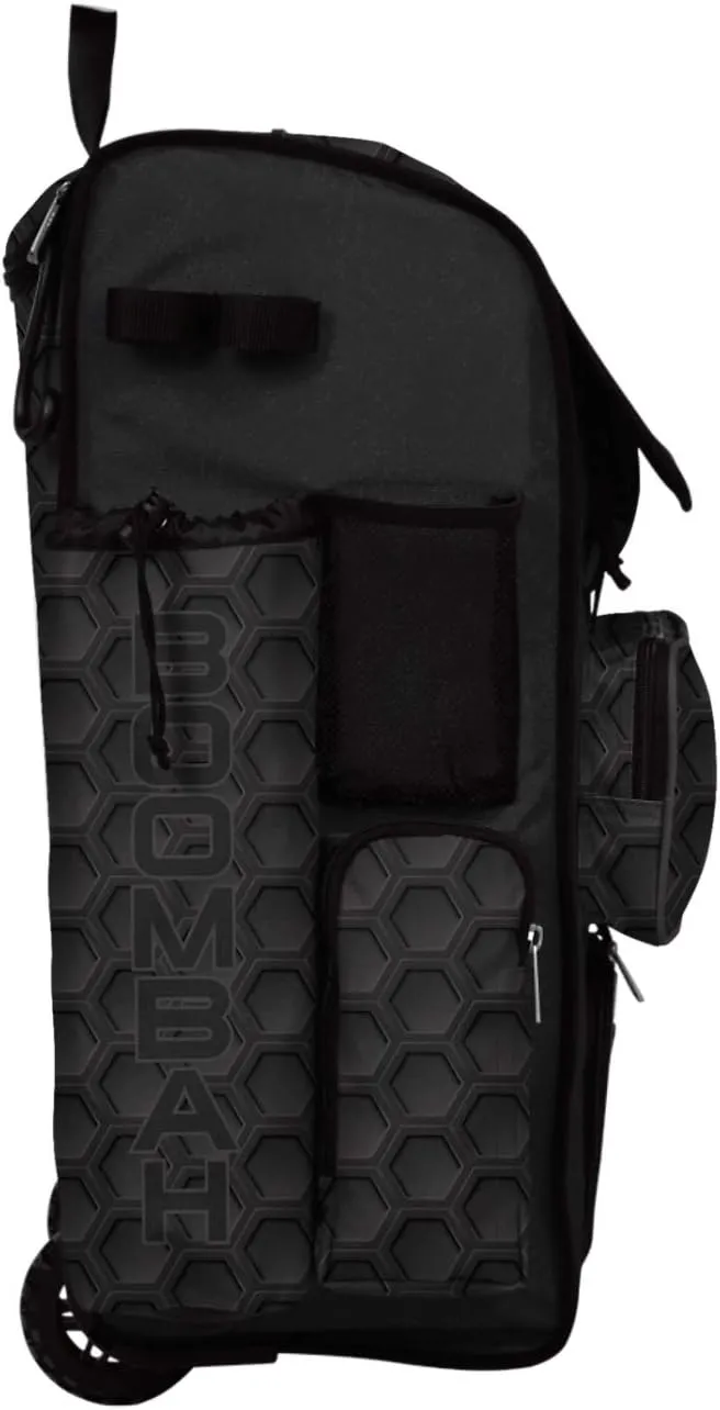 Boombah Rolling Superpack 2.0 3DHC Baseball/Softball Gear Bag - 23-1/2" x 13-1/2" x 9-1/2" - Multiple Colors - Telescopic Handle and Holds 4 Bats - Wheeled Version