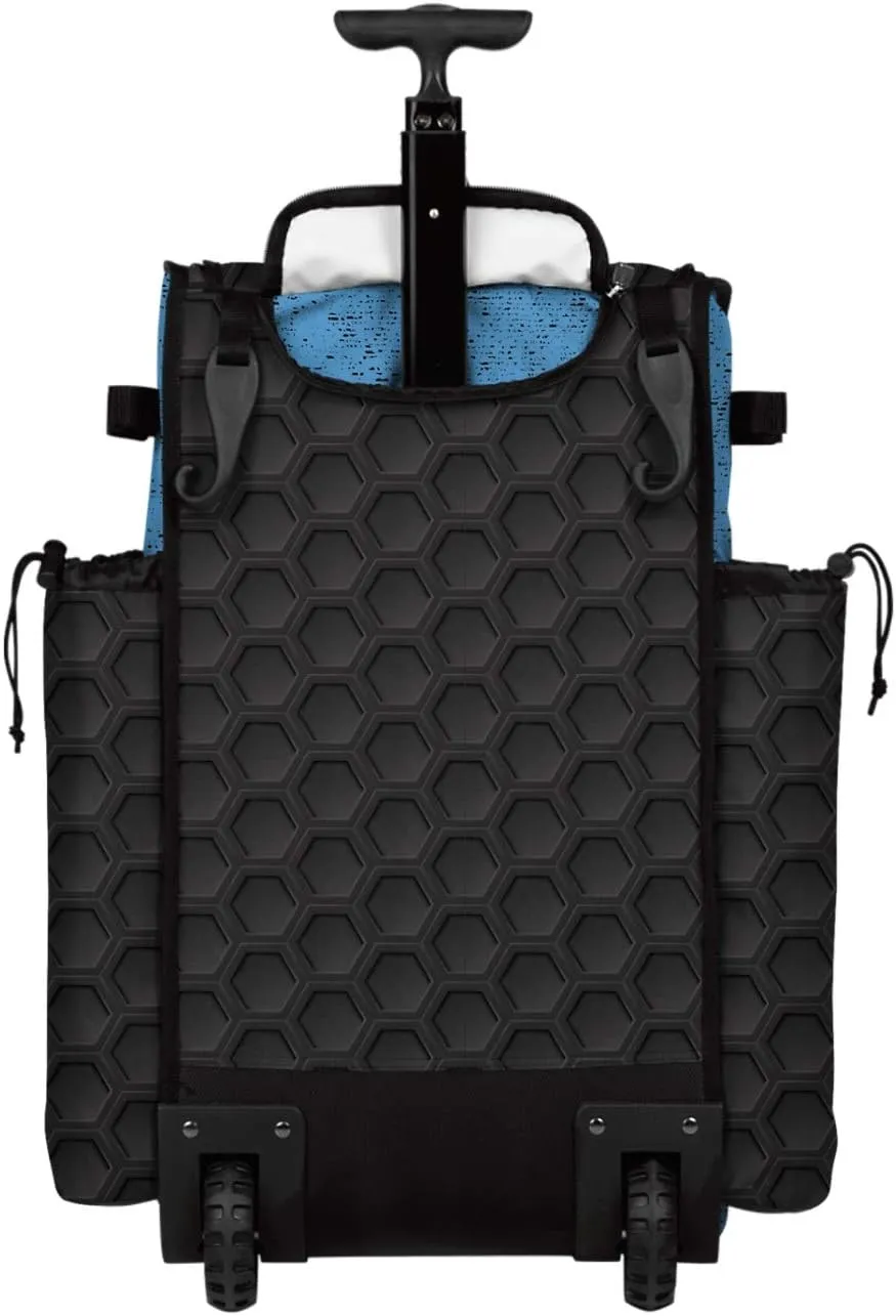 Boombah Rolling Superpack 2.0 3DHC Baseball/Softball Gear Bag - 23-1/2" x 13-1/2" x 9-1/2" - Multiple Colors - Telescopic Handle and Holds 4 Bats - Wheeled Version