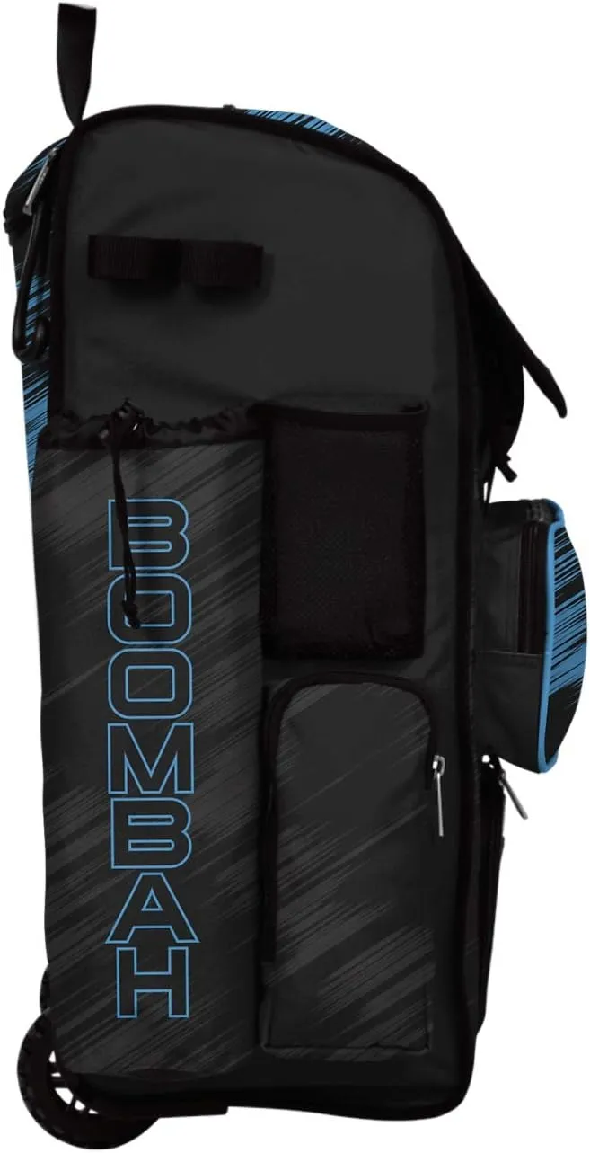 Boombah Rolling Superpack 2.0 Scratch Baseball/Softball Gear Bag - 23-1/2" x 13-1/2" x 9-1/2" - Multiple Colors - Telescopic Handle and Holds 4 Bats - Wheeled Version