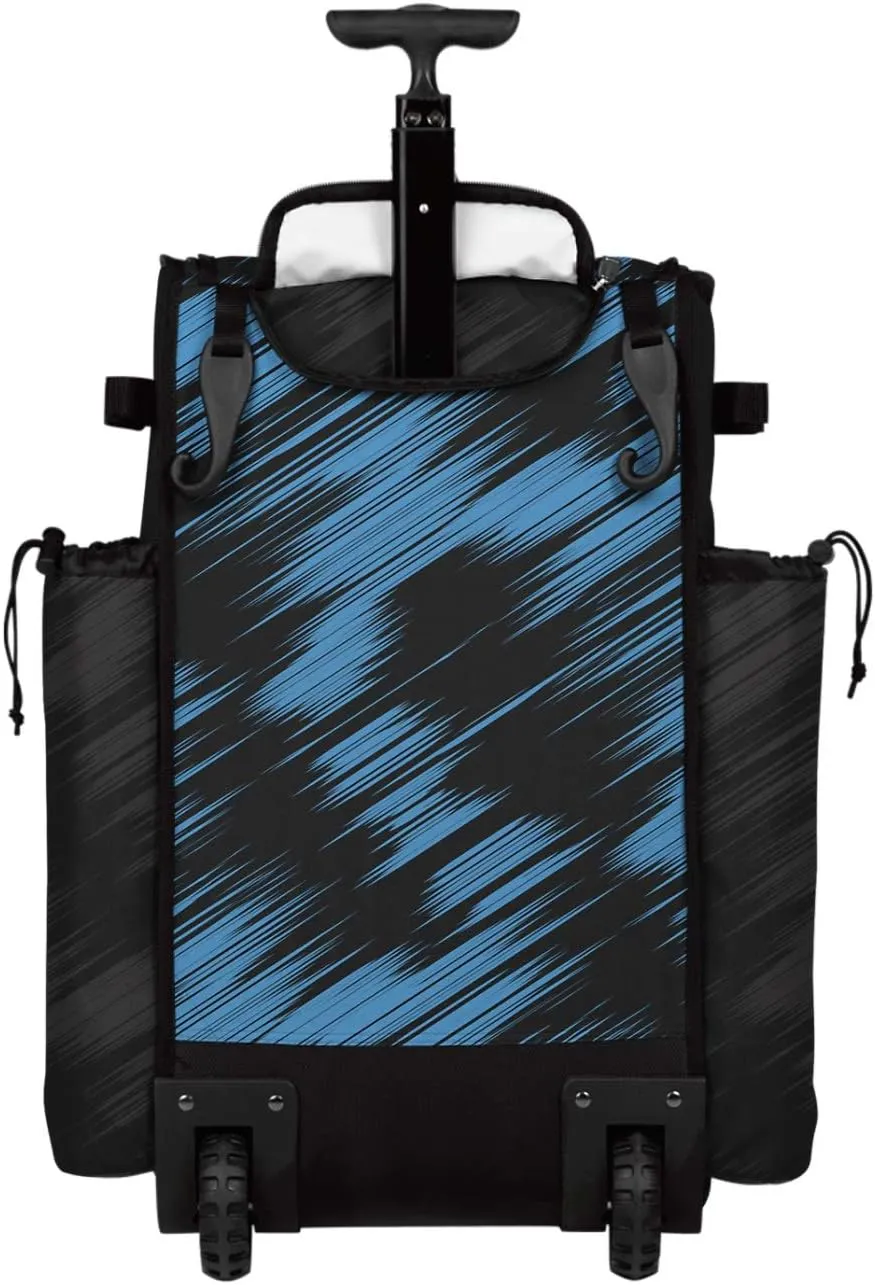 Boombah Rolling Superpack 2.0 Scratch Baseball/Softball Gear Bag - 23-1/2" x 13-1/2" x 9-1/2" - Multiple Colors - Telescopic Handle and Holds 4 Bats - Wheeled Version