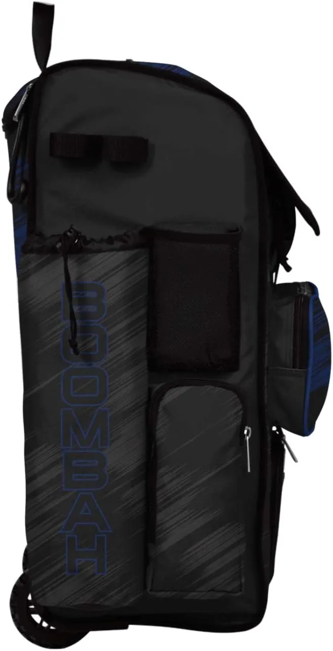 Boombah Rolling Superpack 2.0 Scratch Baseball/Softball Gear Bag - 23-1/2" x 13-1/2" x 9-1/2" - Multiple Colors - Telescopic Handle and Holds 4 Bats - Wheeled Version