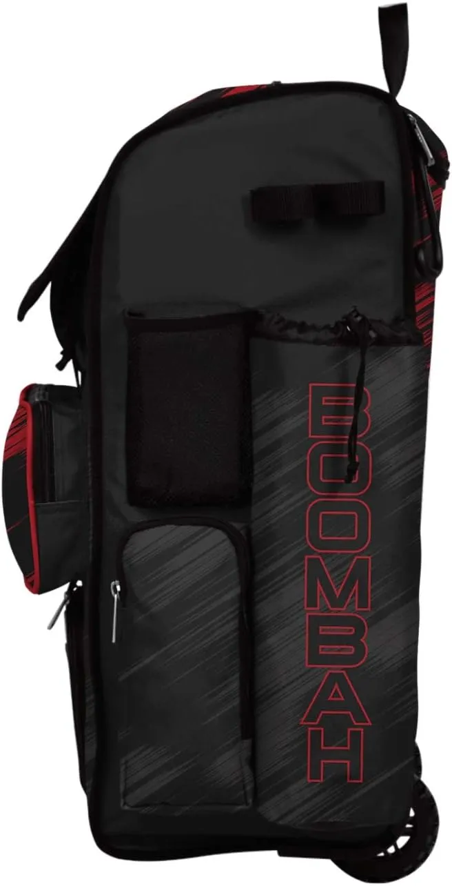 Boombah Rolling Superpack 2.0 Scratch Baseball/Softball Gear Bag - 23-1/2" x 13-1/2" x 9-1/2" - Multiple Colors - Telescopic Handle and Holds 4 Bats - Wheeled Version