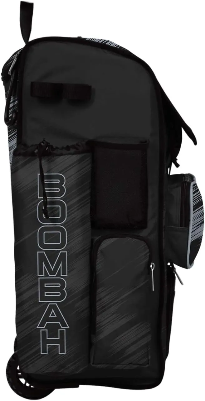 Boombah Rolling Superpack 2.0 Scratch Baseball/Softball Gear Bag - 23-1/2" x 13-1/2" x 9-1/2" - Multiple Colors - Telescopic Handle and Holds 4 Bats - Wheeled Version