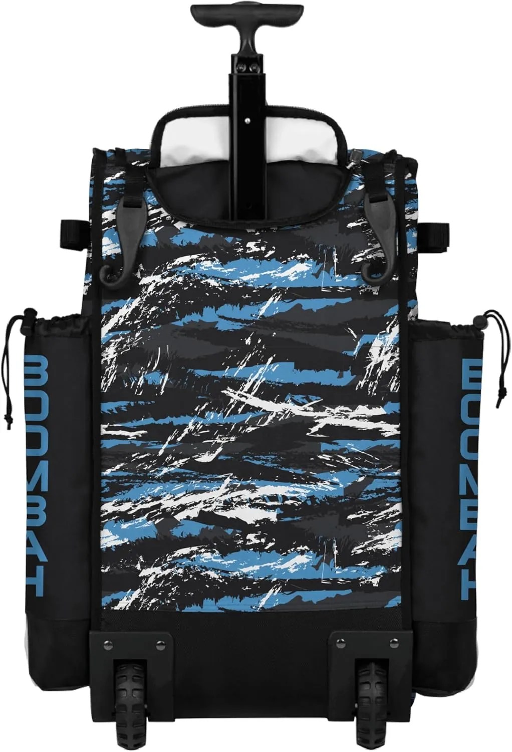 Boombah Rolling Superpack Baseball/Softball Gear Bag - Telescopic Handle - Holds 4 Bats - Wheeled Version - Razor Multiple Colors