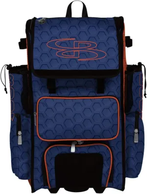 Boombah Superpack Hybrid Rolling Bat Bag 3DHC - Multiple Colors - Wheeled & Backpack Version