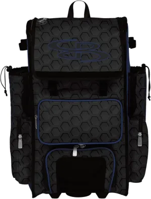Boombah Superpack Hybrid Rolling Bat Bag 3DHC - Multiple Colors - Wheeled & Backpack Version