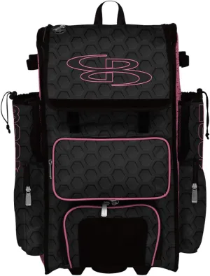 Boombah Superpack Hybrid Rolling Bat Bag 3DHC - Multiple Colors - Wheeled & Backpack Version