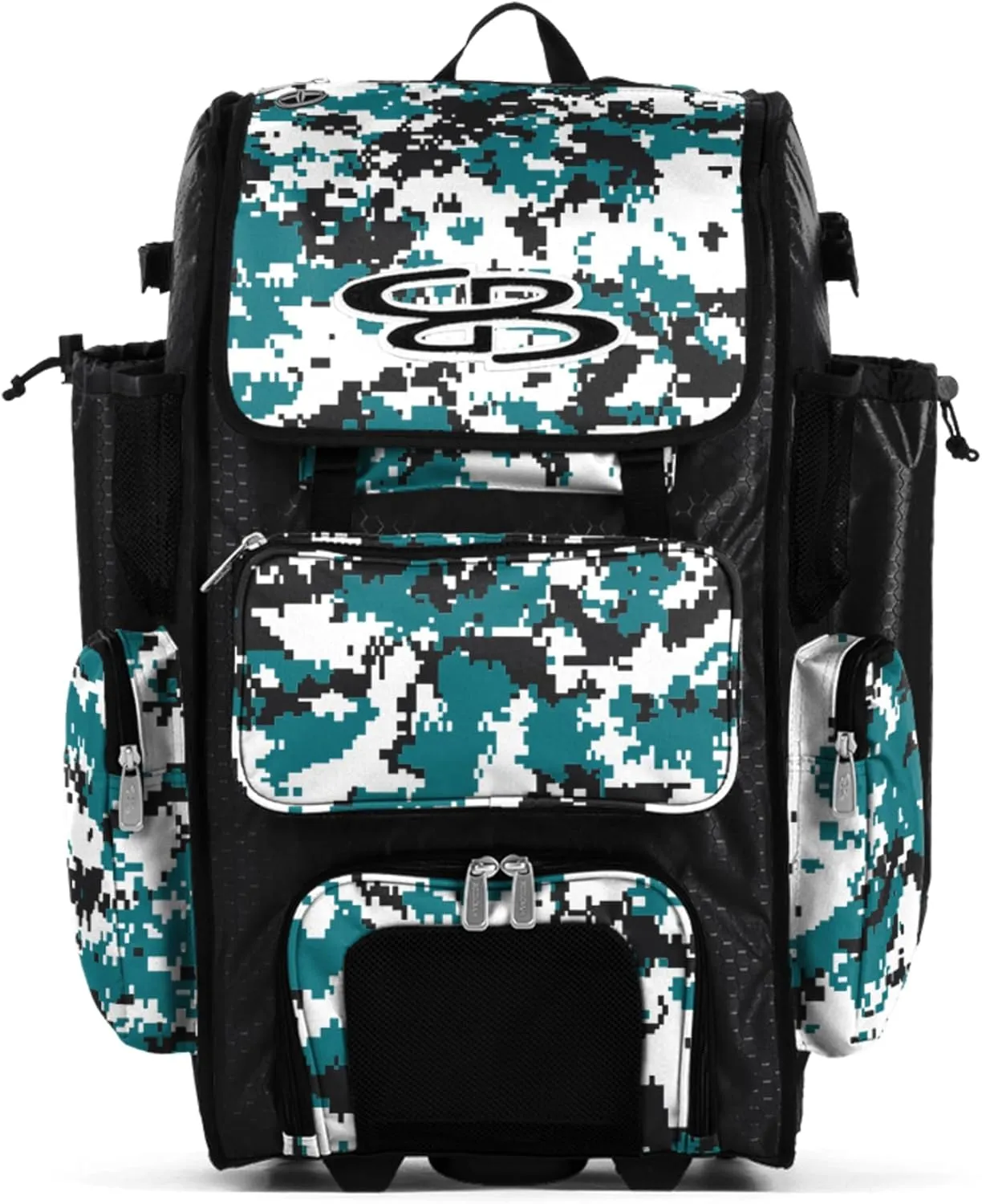 Boombah Superpack Hybrid Rolling Bat Bag Digital Camo - Multiple Colors - Wheeled & Backpack Version