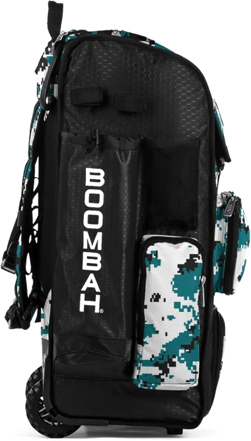 Boombah Superpack Hybrid Rolling Bat Bag Digital Camo - Multiple Colors - Wheeled & Backpack Version