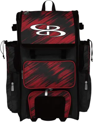 Boombah Superpack Hybrid Rolling Bat Bag Scratch - Multiple Colors - Wheeled & Backpack Version