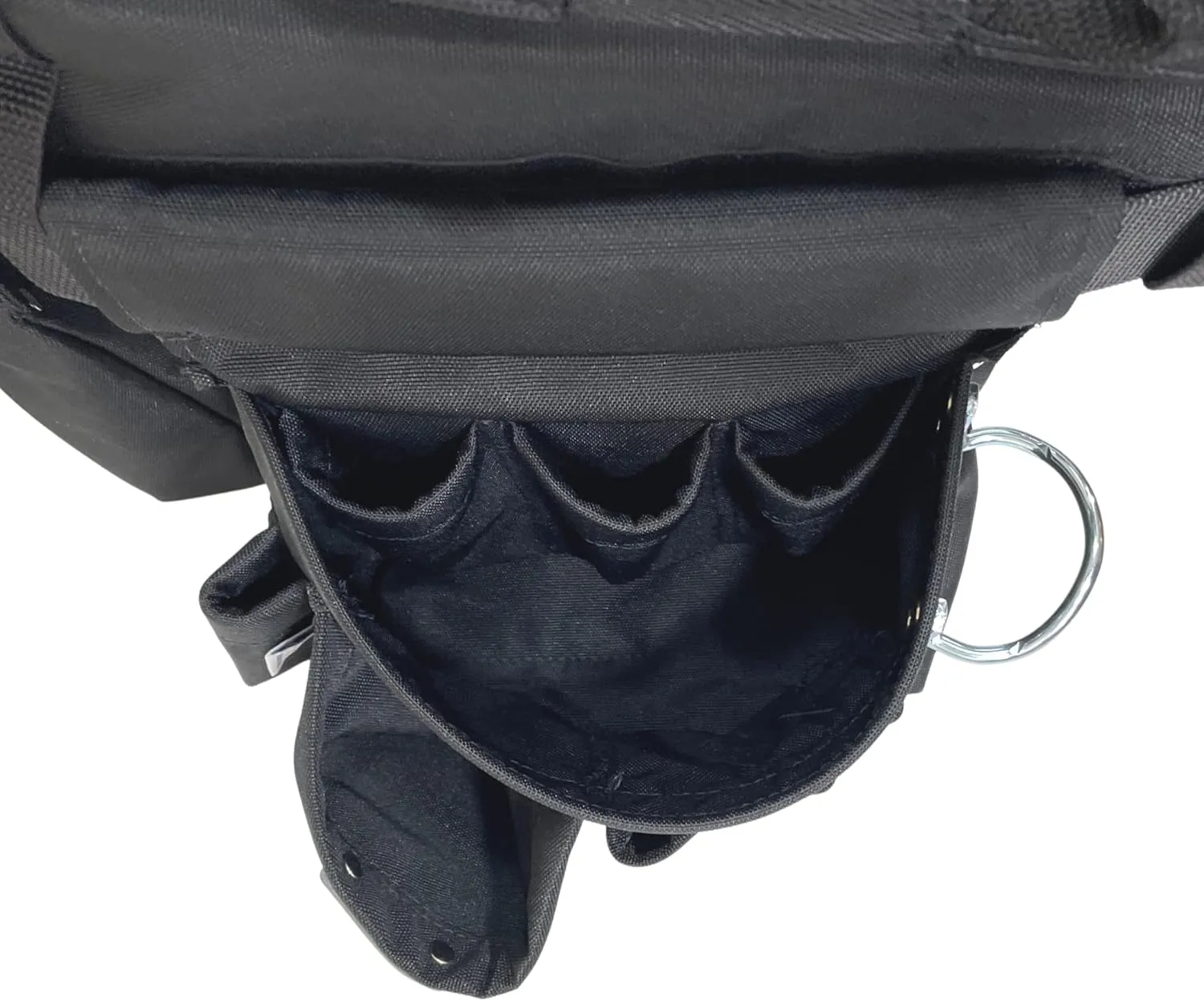 BOULDER BAG Ultimate Carpenter MAX Triple Combo with Comfort Back Support Tool Belt, Quick Release Buckle, Heavy Duty Tool Bag, Black (Medium 28-32 Inches) | Made in USA