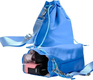 Bowan Small Camera Bag,Camera casing bag,Soft Cute Camera Pouch Handbag compatible with Mirrorless Cameras/Nikon/Canon/Sony/Fuji Camera Case (blue, Small)