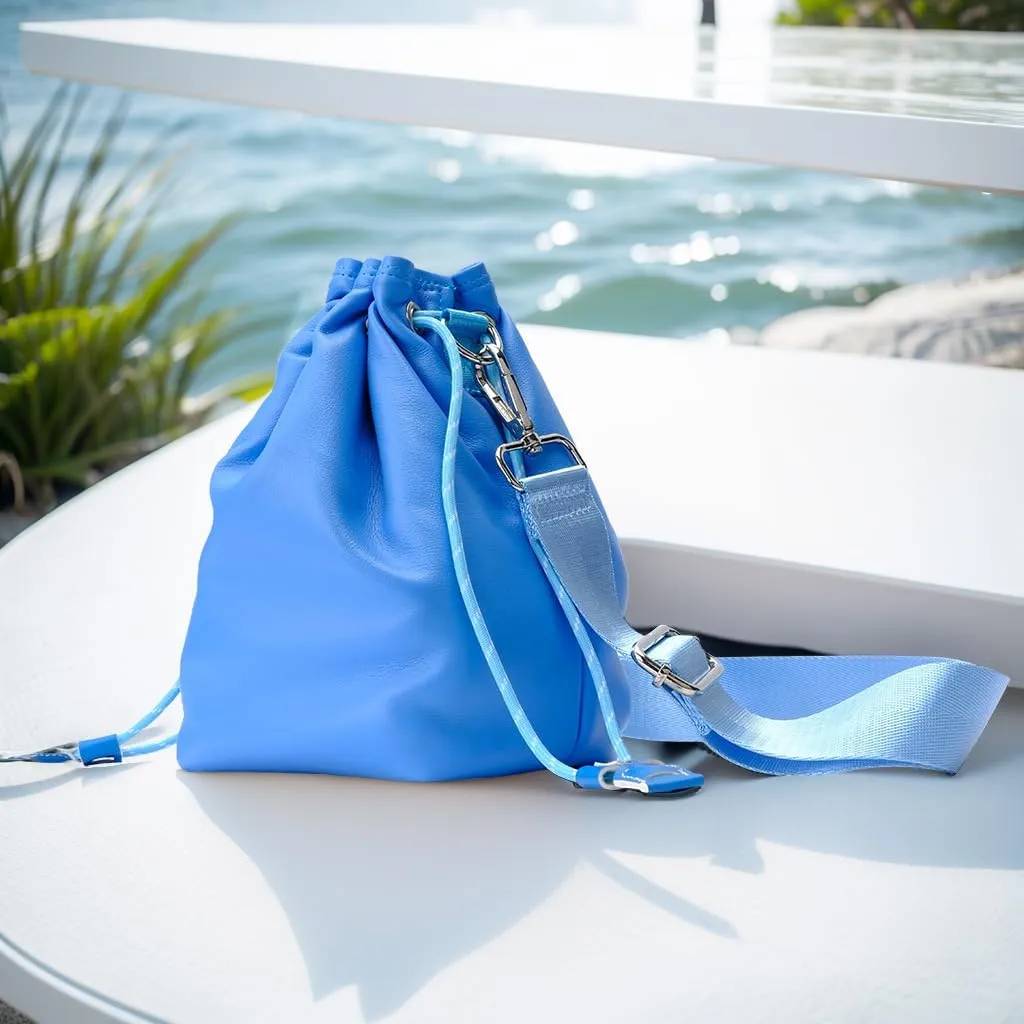 Bowan Small Camera Bag,Camera casing bag,Soft Cute Camera Pouch Handbag compatible with Mirrorless Cameras/Nikon/Canon/Sony/Fuji Camera Case (blue, Small)