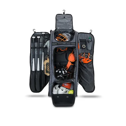 Bownet Commander Catcher's Rolling Wheeled Bag