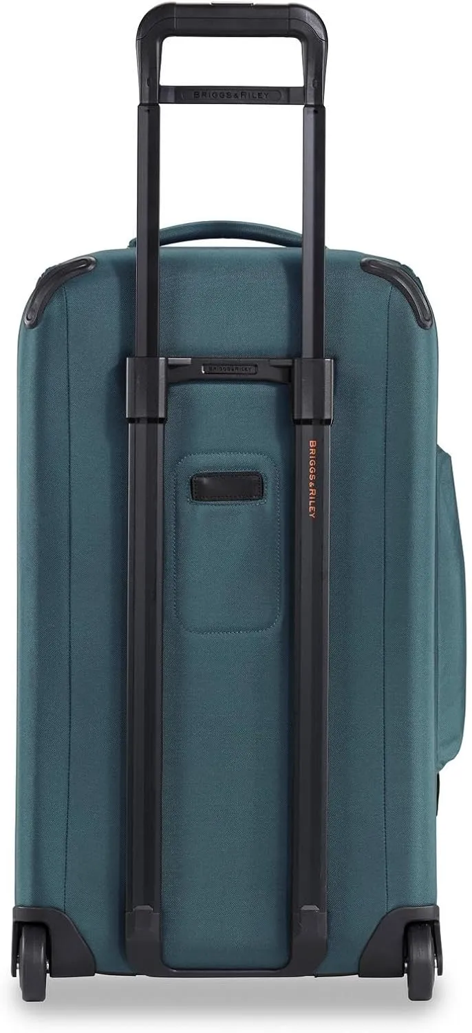 Briggs & Riley 27" Medium Upright Duffle - Checked Luggage for Travel, Suitcases with Wheels, Softside Rolling Bag for Men & Women, Self-Repairing Zipper - ZDX Collection, Ocean