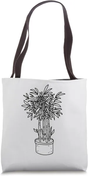 Broadleaf Lady Palm Rhapis Excelsa Bamboo Palm Plant Tote Bag