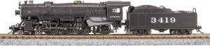 Broadway Limited 7981 Heavy Pacific 4-6-2, ATSF 3426, Paragon4 Sound/DC/DCC, N Scale