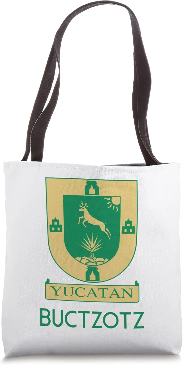 Buctzotz Yucatan Estado De Mexico Escudo Eagle Aguila Tote Bag