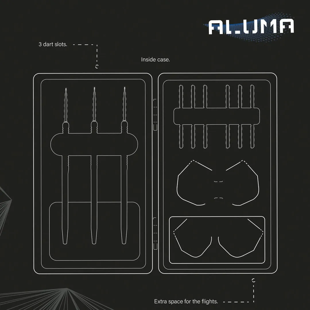 Bulls Aluma Dart Case - Aluminium