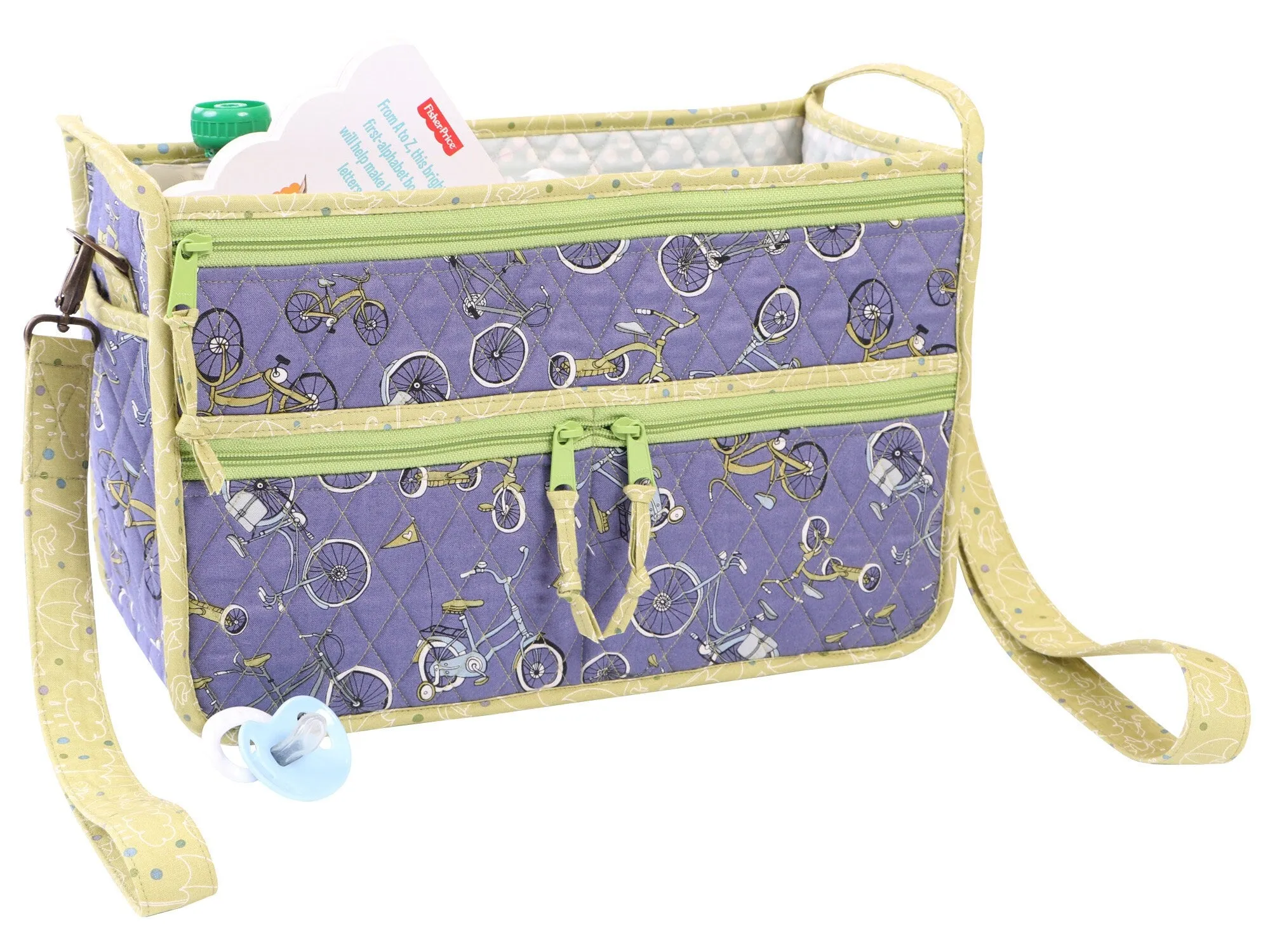 ByAnnie Precious Cargo Stroller Organizer Pattern - 2 Size Variations Per Pattern (14 Colors of 18"x54" Mesh Packs Sold Separately)