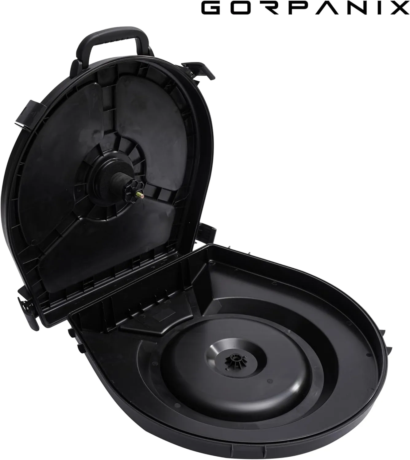C1000 Rolling Cymbal Case – IP67 Waterproof Hard Shell Drum Gear Case with Wheels & Foam Insert – Fits Up to 10 Cymbals (22”) – Travel-Ready Protective Storage for Touring Drummers