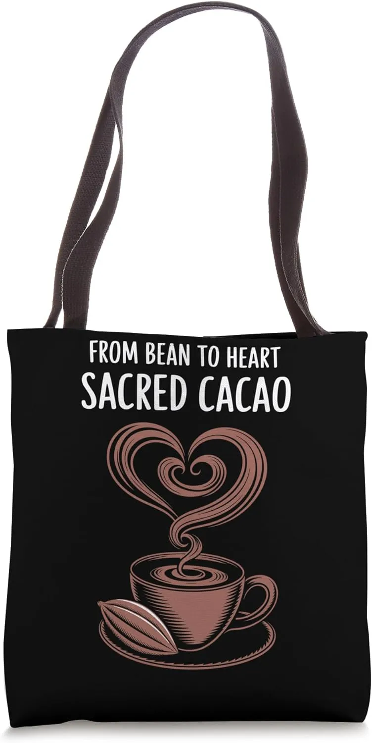 Cacao Ceremony Participant Sacred Plant Ritual Heart-Opening Tote Bag
