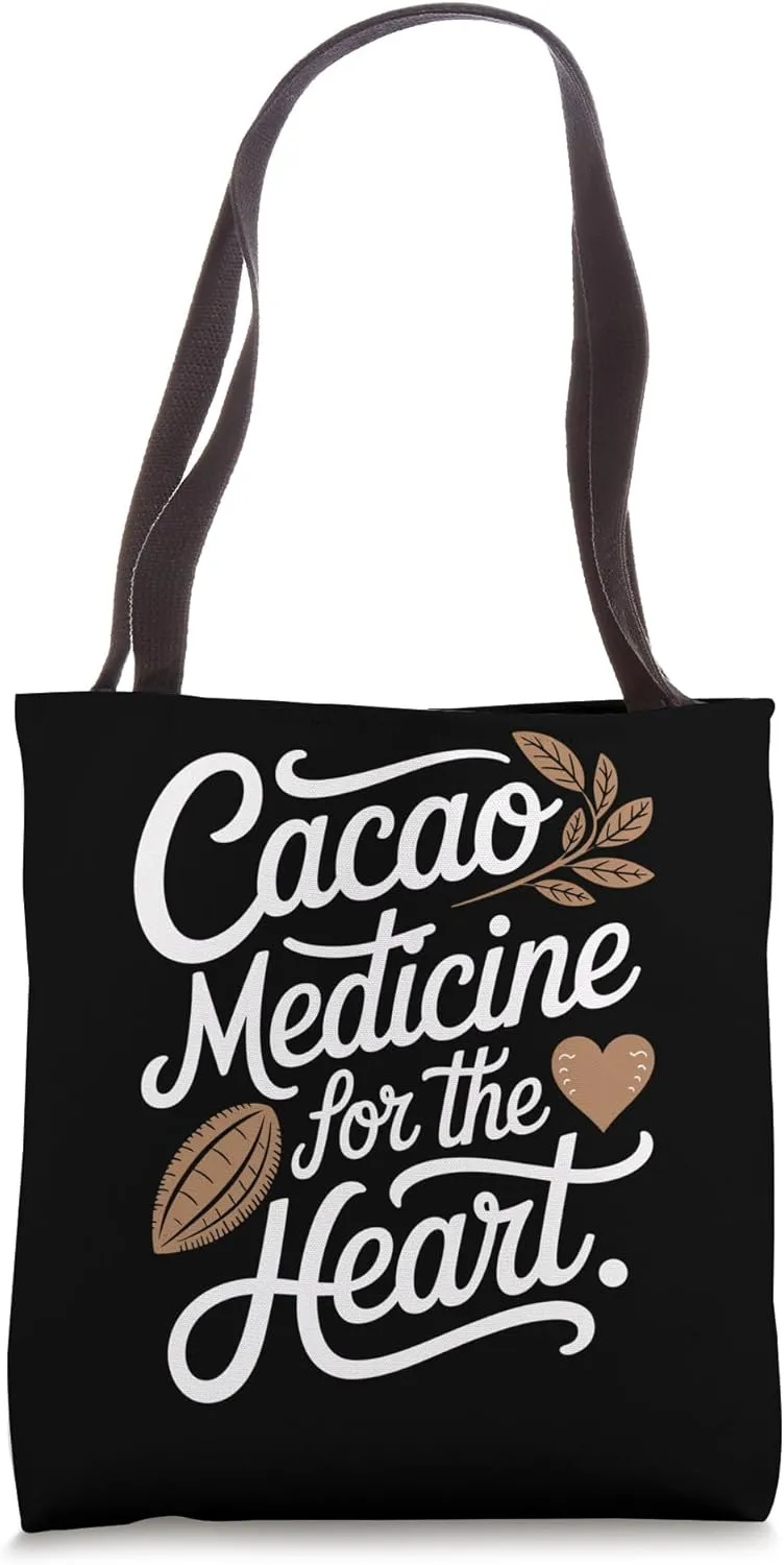 Cacao Ceremony Participant Sacred Plant Ritual Heart-Opening Tote Bag