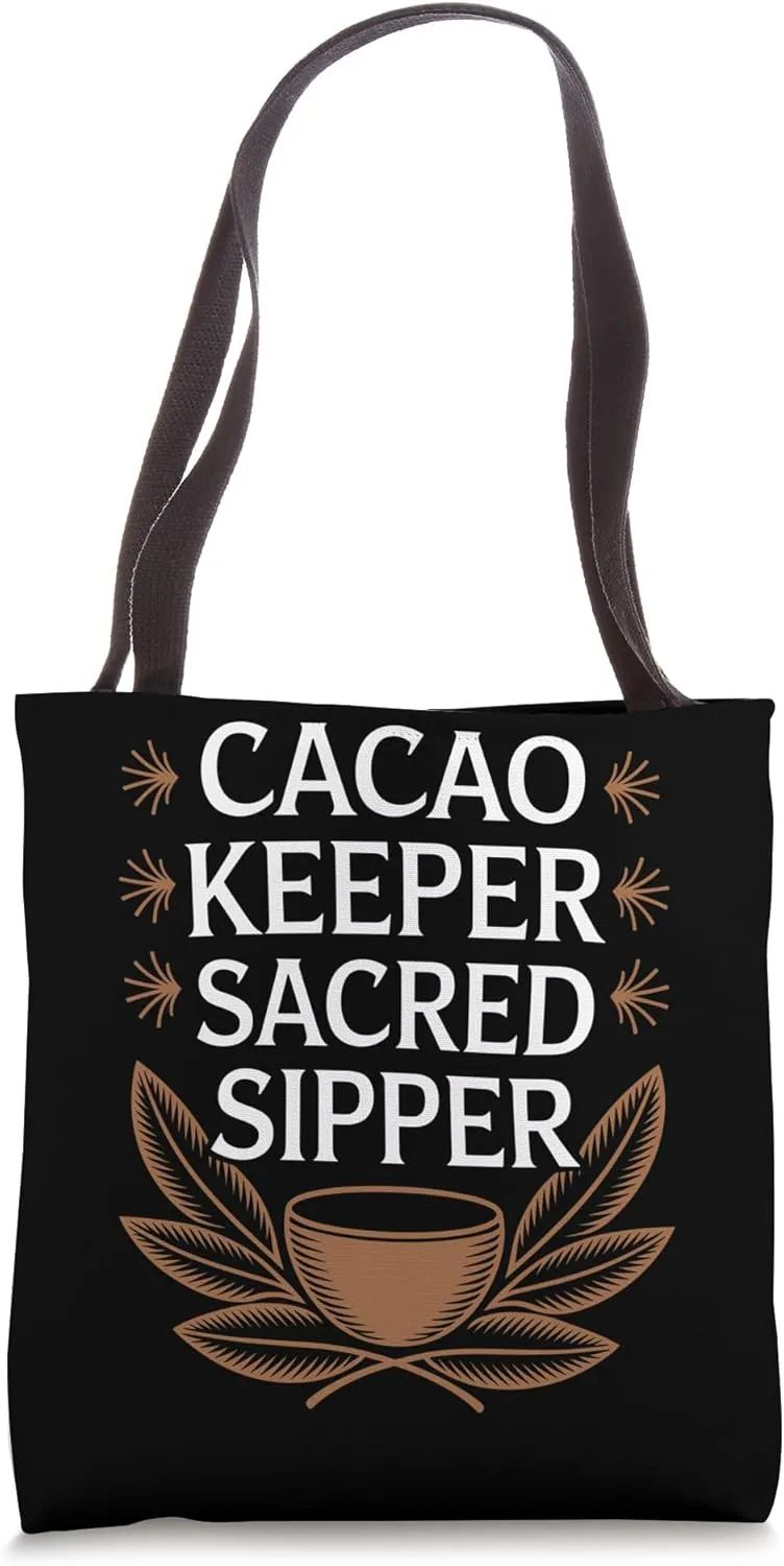 Cacao Ceremony Participant Sacred Plant Ritual Heart-Opening Tote Bag