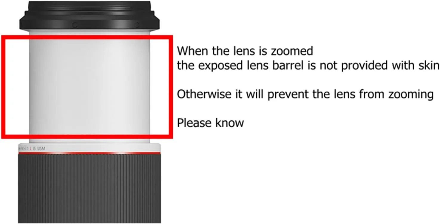 Camera Lens Body Sticker for Canon RF 70-200mm F4 L is USM Vinyl Wrap Film Skin Anti-Scratch Decorative Decal Protector Coat 70-200 4(Field Camouflage)